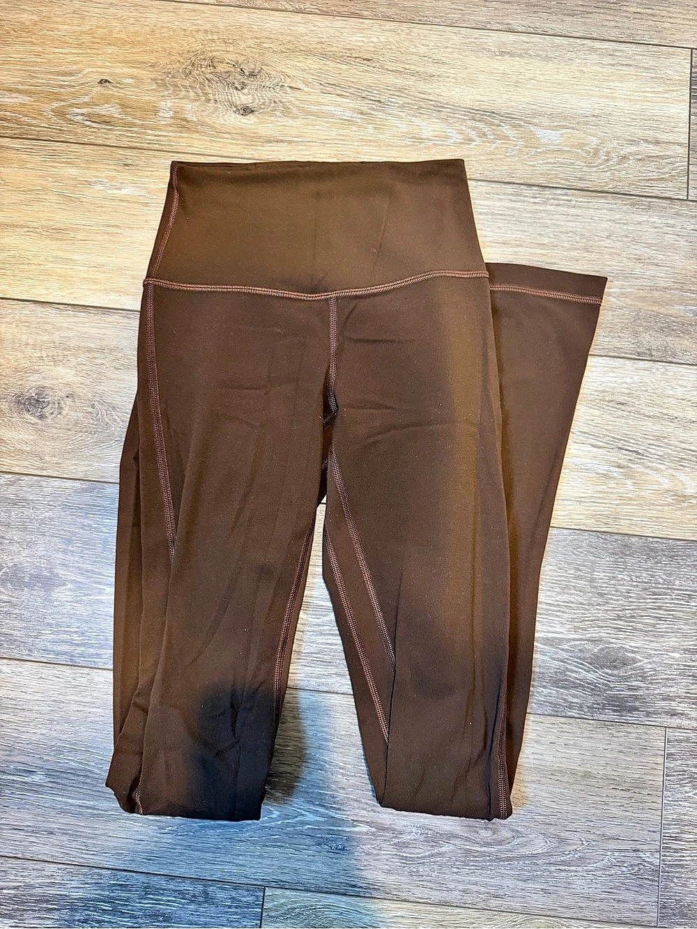 Lululemon Groove Super-High-Rise Flared Pant Nulu Brown Size 2